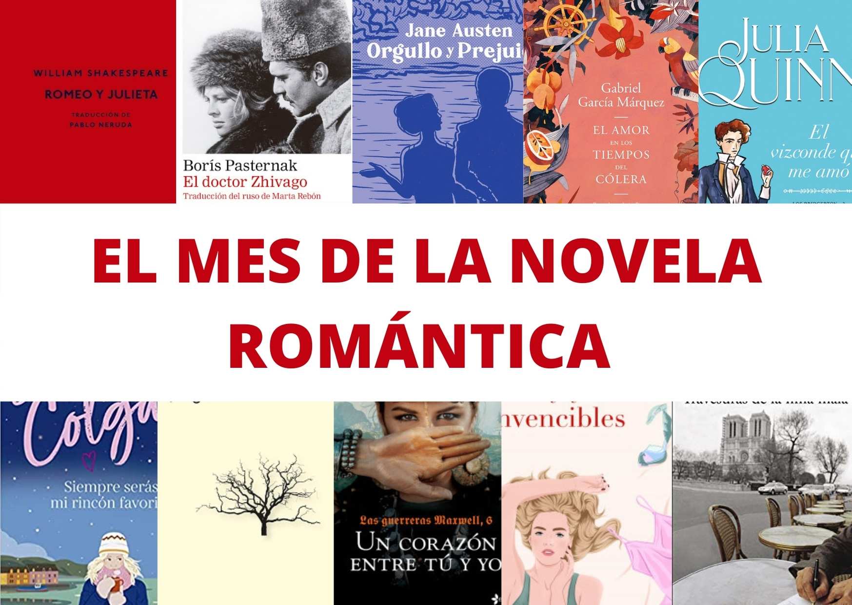 12 novelas románticas que no te puedes perder